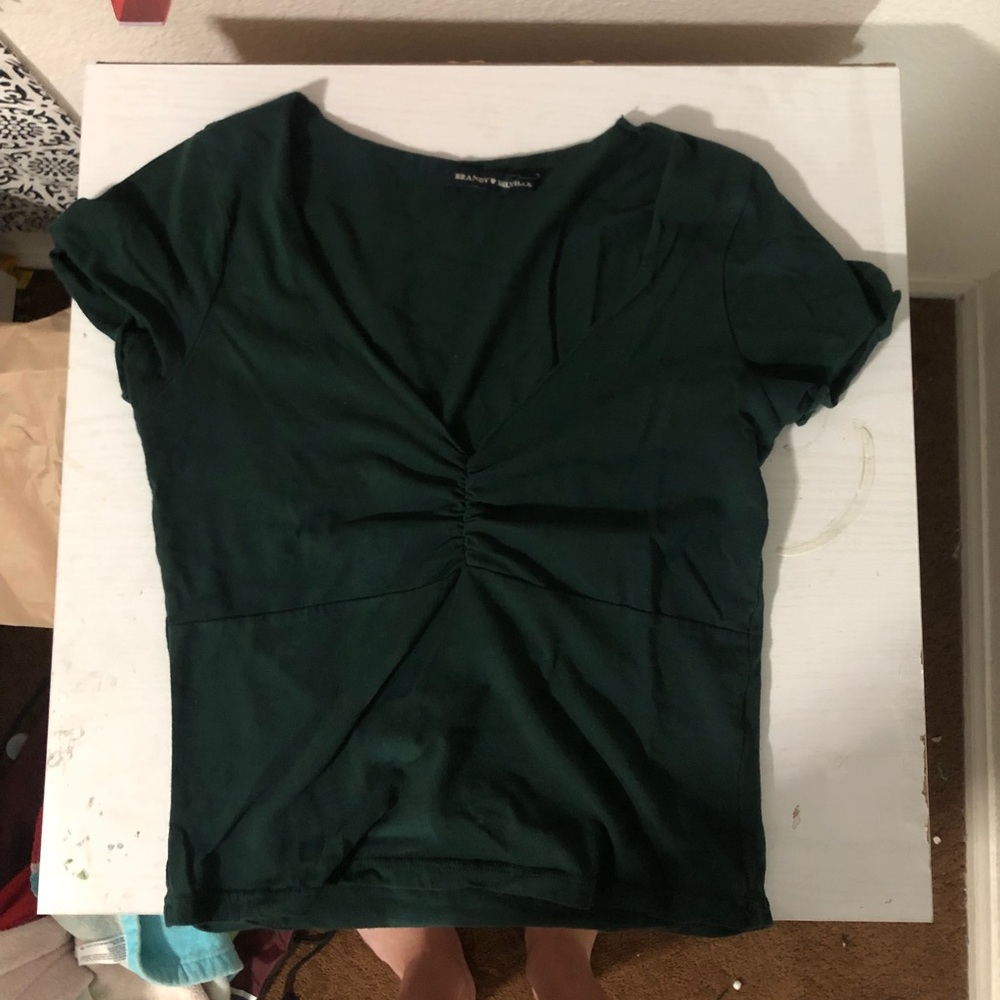 Brandy Melville green Gina top